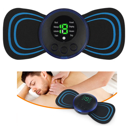 FlexoraCare I Trådlös TENS-apparat – smärtlindring med 8 lägen och 19 intensitetsnivåer