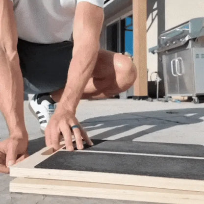 FlexoraCare I Justerbar Lutningsbräda i Trä med 5 Lutningsgrader I Effektiv Stretching för Återhämtning